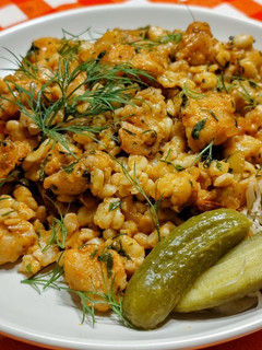 Tarhonyás harcsa recept fotója
