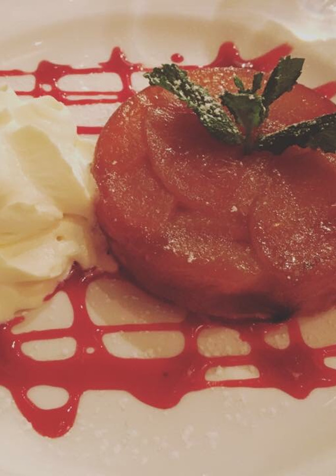 Una foto de Tarta invertida de Manzanas