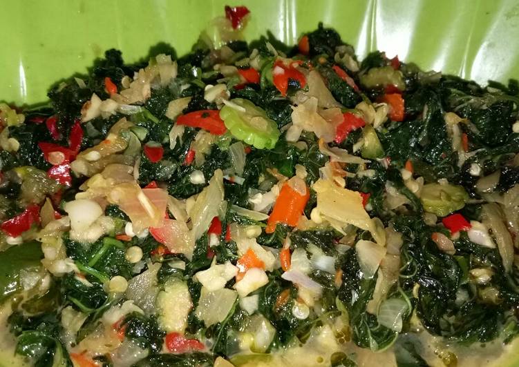 Resep Sayur tumis daun pare #herlinwidodo Anti Gagal