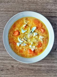 Una foto de Sopa de pollo