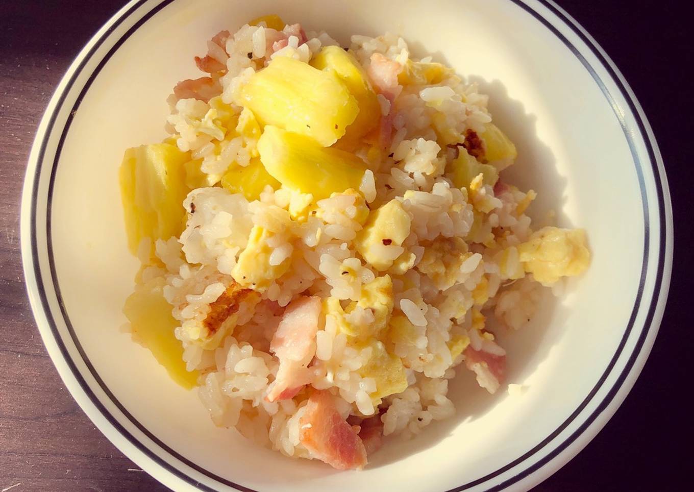 Pineapple Bacon Fried Rice