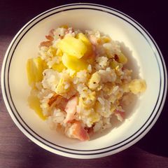 Pineapple Bacon Fried Rice A picture of Pineapple Bacon Fried Rice.