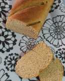 Pan con harina integral y harina de avena