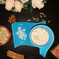 A picture of Kashmiri chai.