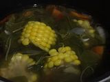 Sayur bayam temu kunci