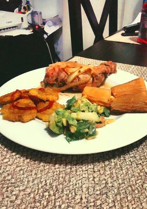 Una foto de Pollo al whisky con miel