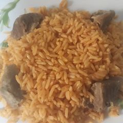 Jollof rice A picture of Jollof rice.