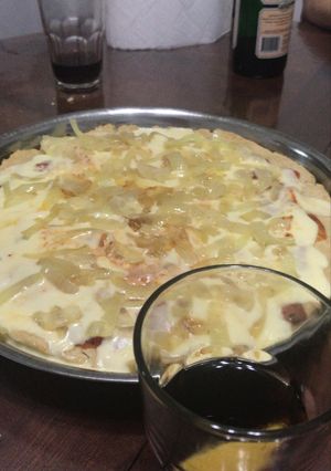 Una foto de Pizza de Cebolla