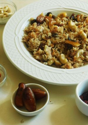A picture of Kashmiri pulao.