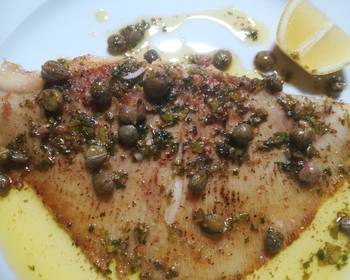 Fresh, Make Recipe Skate wing with a brown butter and caper sauce Delicious Steady