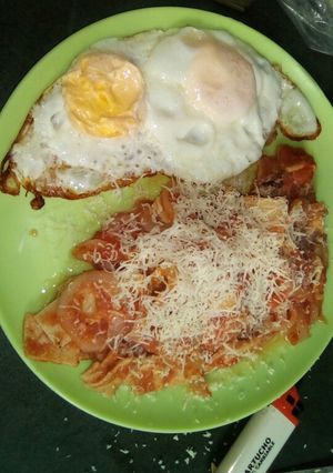 Una foto de Chilaquiles