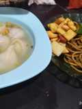 Bakmie pangsit + bakso ayam homemade