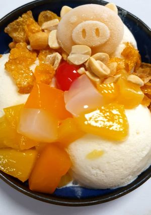 รูปของ ไอศกรีมรสนมแฮนด์เมด