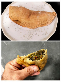 Una foto de Empanadillas de butifarra y acelgas