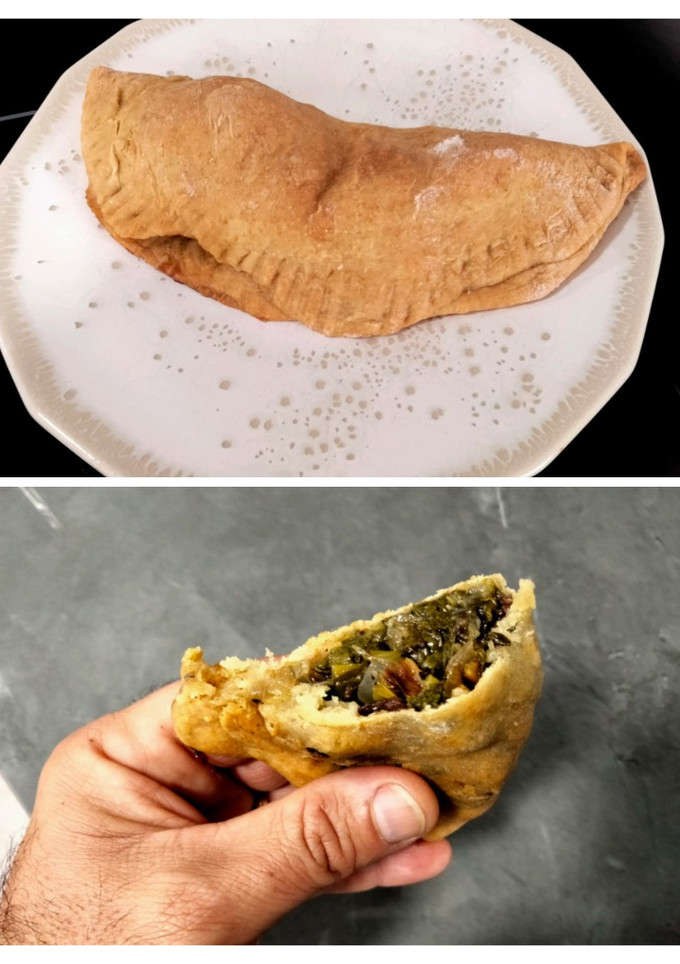 Una foto de Empanadillas de butifarra y acelgas