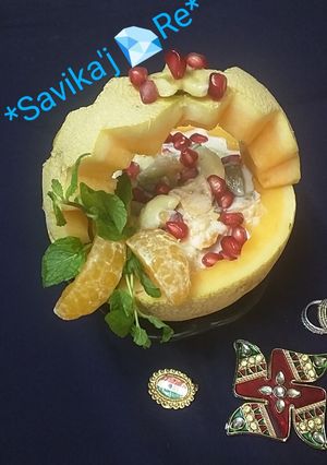 * फ्रुट बास्केट सलाड * (fruit basket salad recipe in marathi) रेसिपी चे मुख्य फोटो 