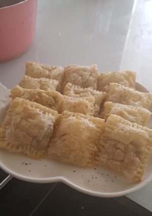 صورة لوصفة بف باستري بحشوة الدجاج والخضار 😻