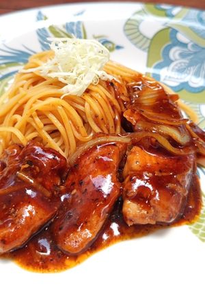 Foto resep Mie ayam lada hitam