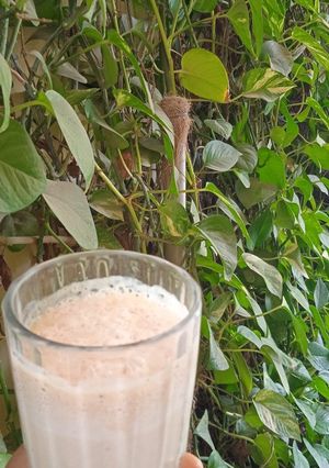 A picture of Date and Chikoo Shake.