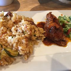 A picture of Zucchini rice.