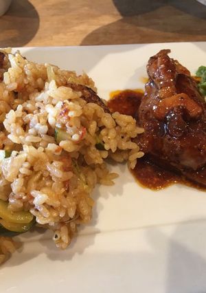 A picture of Zucchini rice.