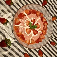 A picture of Strawberry Souffle.