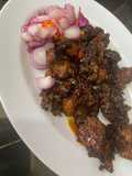 Sate goreng (non halal)