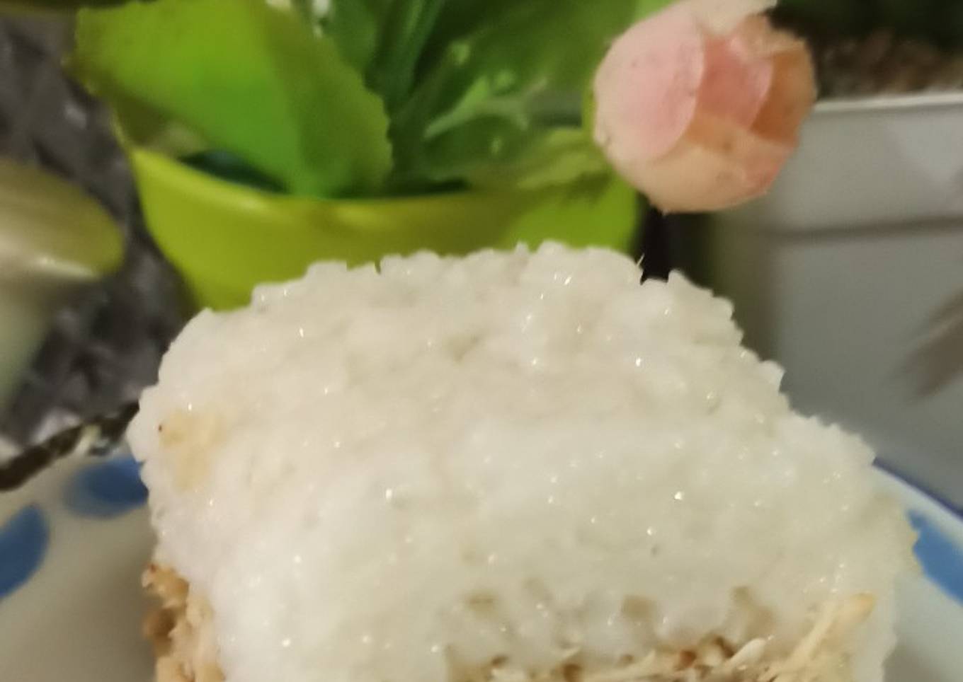 Lemper ayam tanpa santan