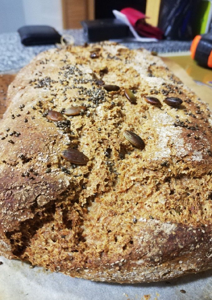 Una foto de Pan integral de espelta