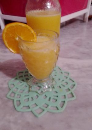 صورة لوصفة عصير البرتقال المنعش