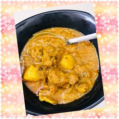Turnip mutton curry/shalgam gosht A picture of Turnip mutton curry/shalgam gosht.