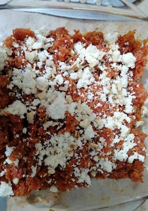A picture of Gajar ka halwa,, yammy and healthy.