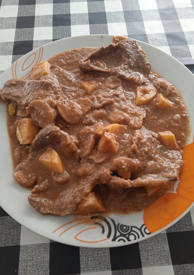 Una foto de Fricandó de ternera