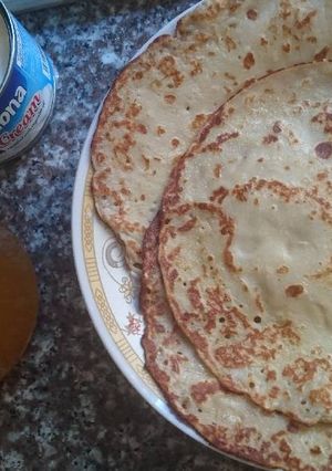 صورة لوصفة كريب الموز 😍
