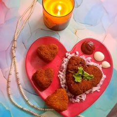 ஹார்ட் ஷேப் வெஜிடபுள் கட்லெட் ! #HH #valentinespecial A picture of ஹார்ட் ஷேப் வெஜிடபுள் கட்லெட் ! #HH #valentinespecial.