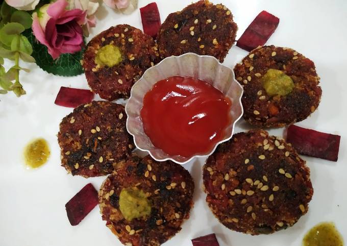 Beetroot cutlets