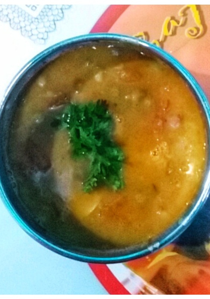 அரைத்து விட்ட துவரைக்கா சாம்பார் (Thuvaraikkai sambar recipe in tamil) செய்முறை முக்கிய புகைப்படம்
