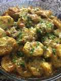 Papas al horno con ajo y perejil a la Rosita
