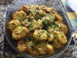 Papas al horno con ajo y perejil a la Rosita