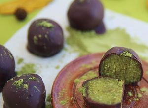 Foto de Trufas de Abacate e Matcha