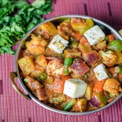 A picture of Vegetable kadai.