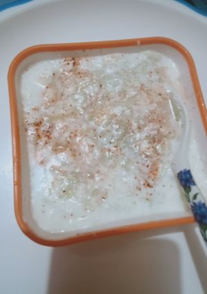 A picture of Bottle guard raita.