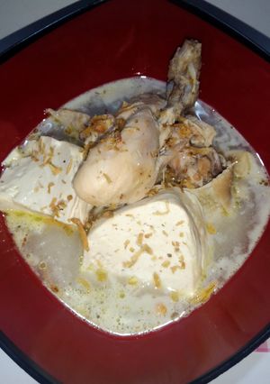 Foto resep Opor ayam tahu