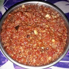 Gajar halwa A picture of Gajar halwa.