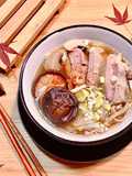 Mì Soba Súp Dashi Thịt Heo Nấm Đông Cô