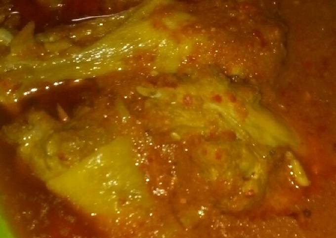 Resep Ayam bumbu rujak yang Bisa Manjain Lidah