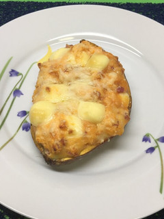 Una foto de Boniato o batata rellena