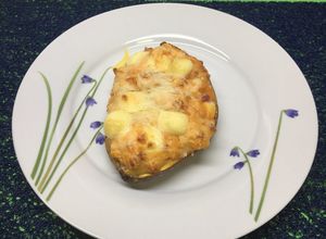 Una foto de Boniato o batata rellena
