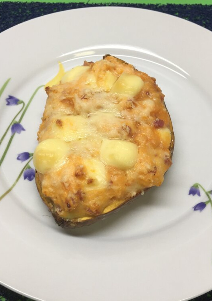 Una foto de Boniato o batata rellena