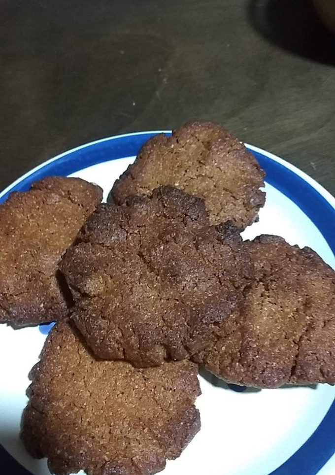 Una foto de Galletas de cacahuate bajas en carbohidratos